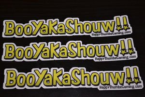 BooYaKaShouw 3 Pack Vinyl Stickers