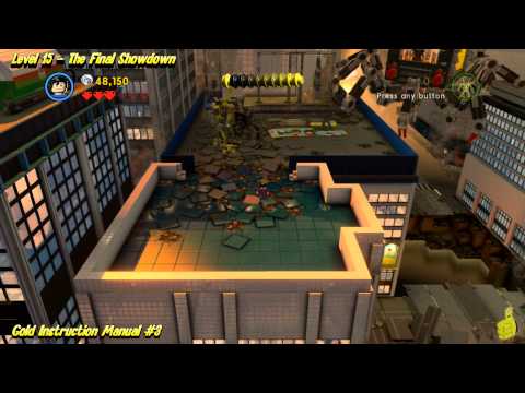 The Lego Movie Videogame: Level 15 The Final Showdown – FREE PLAY – (Pants & Gold Manuals) – HTG – YouTube thumbnail