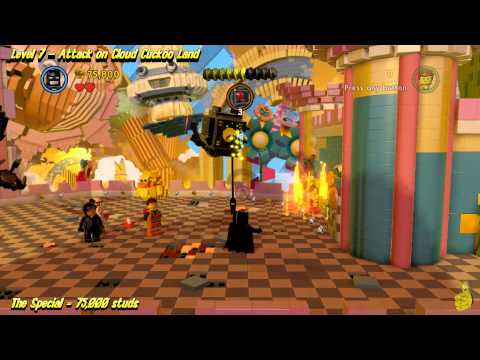 The Lego Movie Videogame: Level 7 Attack on Cloud Cuckoo Land –  STORY Walkthrough – HTG