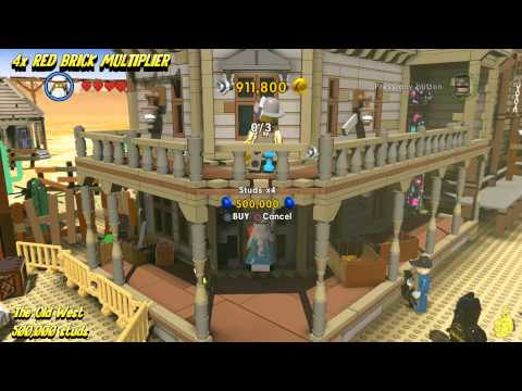 The Lego Movie Videogame: RED BRICK Stud Multiplier Locations (All Red Brick Stud Multipliers) – HTG
