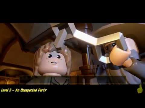 Lego The Hobbit: Level 2 – An Unexpected Party – STORY – HTG