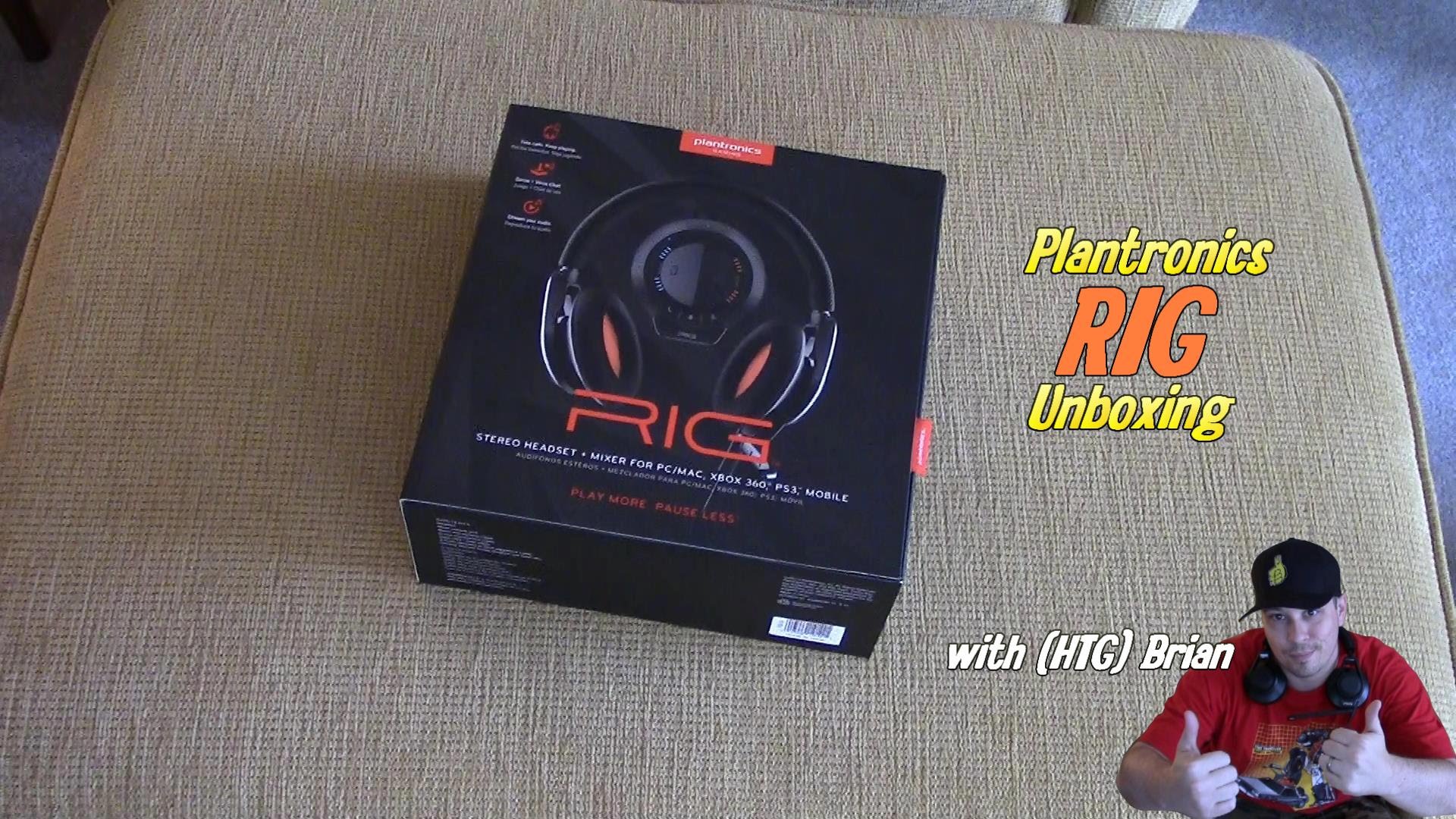 Plantronics RIG Headset: Unboxing (First Look) – HTG