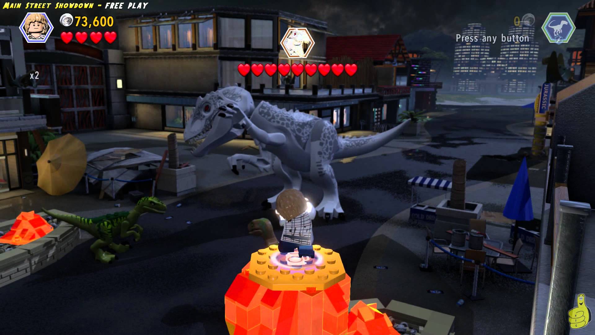 Lego Jurassic World: Level 20 Main Street Showdown FREE PLAY (All Collectibles) – HTG