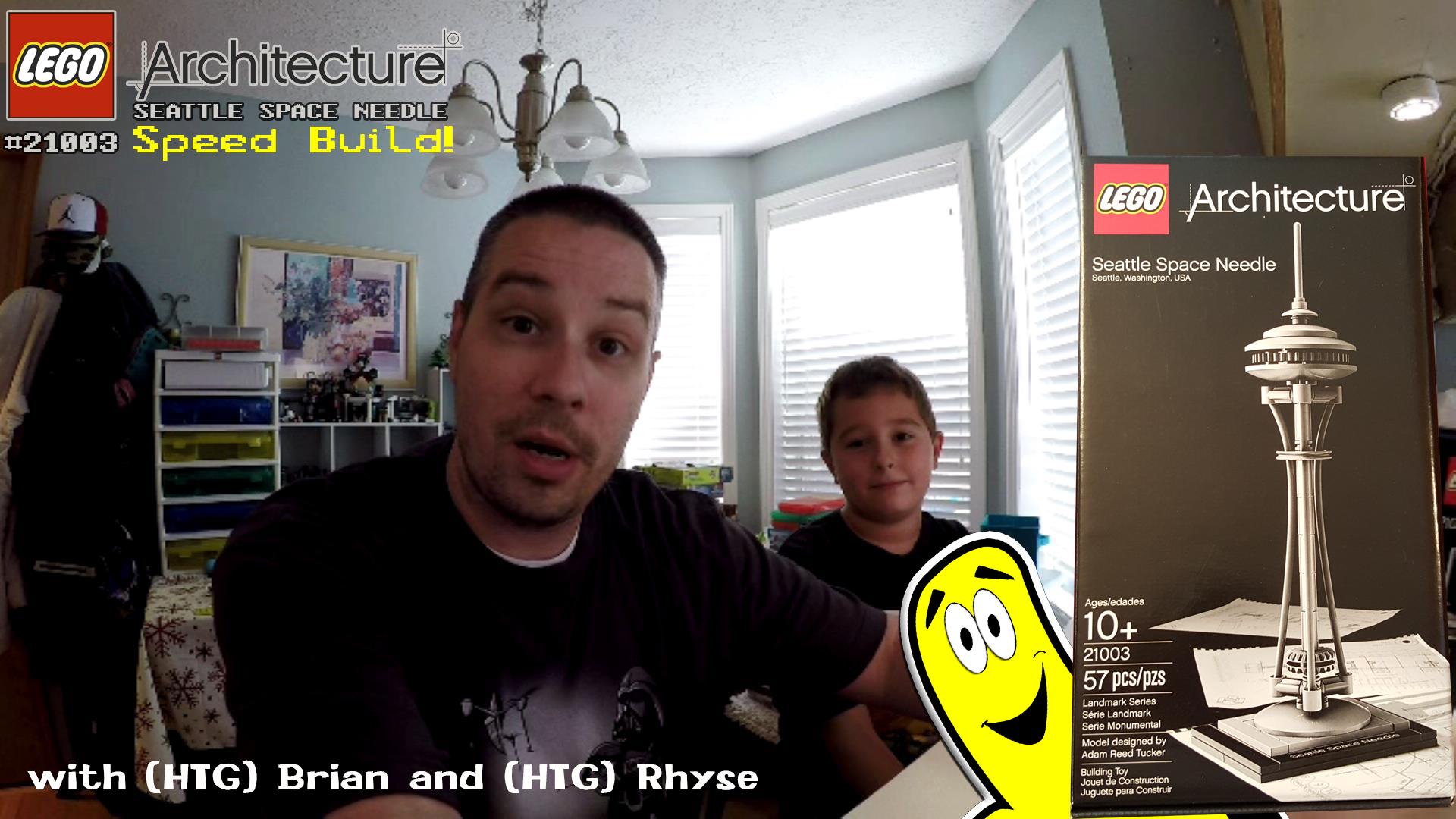 LEGO Speed Build: Seattle Space Needle #21003 with Brian and Rhyse – HTG