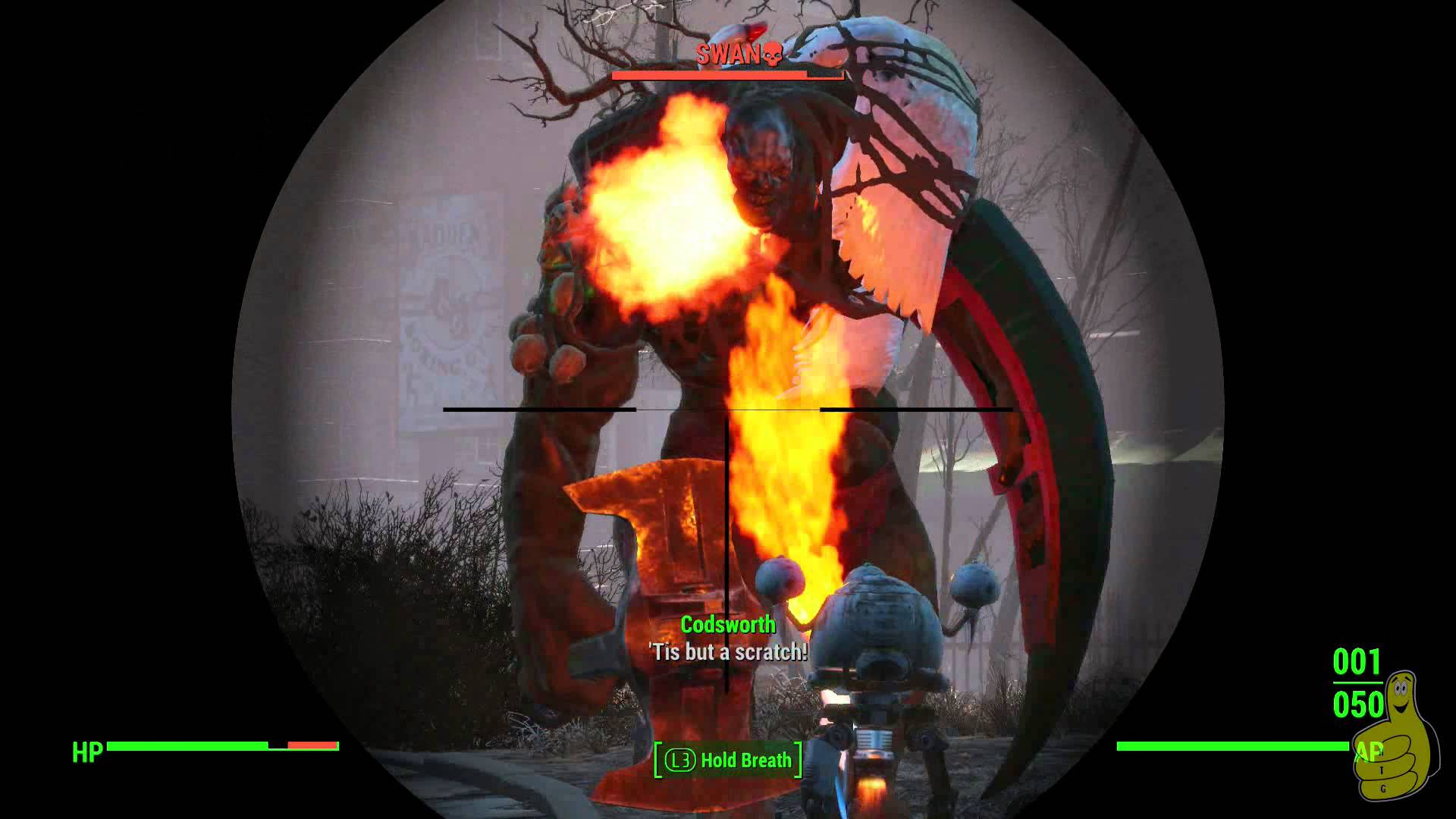 Fallout 4: How to Easily Kill the Swan at Low Levels (The Harder they Fall) – HTG