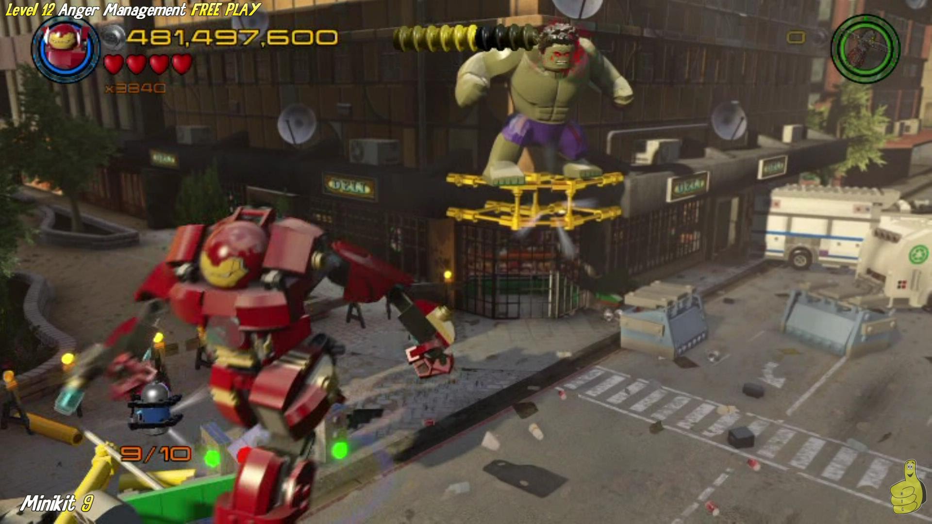 Lego Marvel Avengers: Lvl 12 / Anger Management FREE PLAY (All Collectibles) – HTG