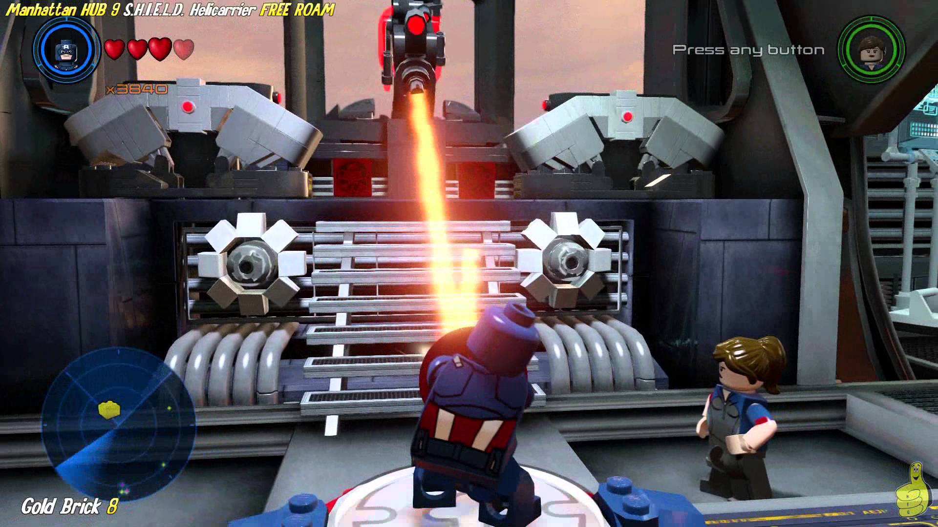 Lego Marvel Avengers: Manhattan HUB 9 / S.H.I.E.L.D. Helicarrier FREE ROAM (All Collectibles) – HTG