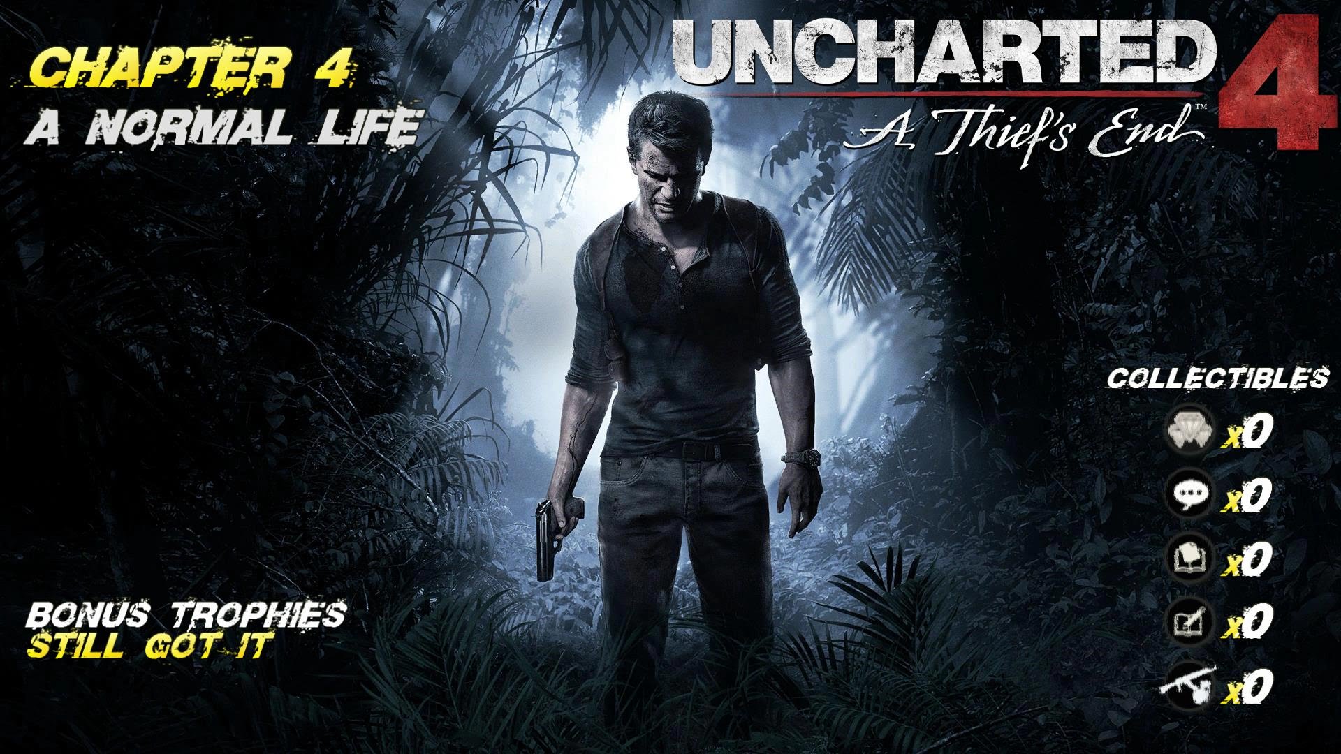 Uncharted 4: Chap. 4 A Normal Life (No Collectibles/Still Got it Trophy) – HTG