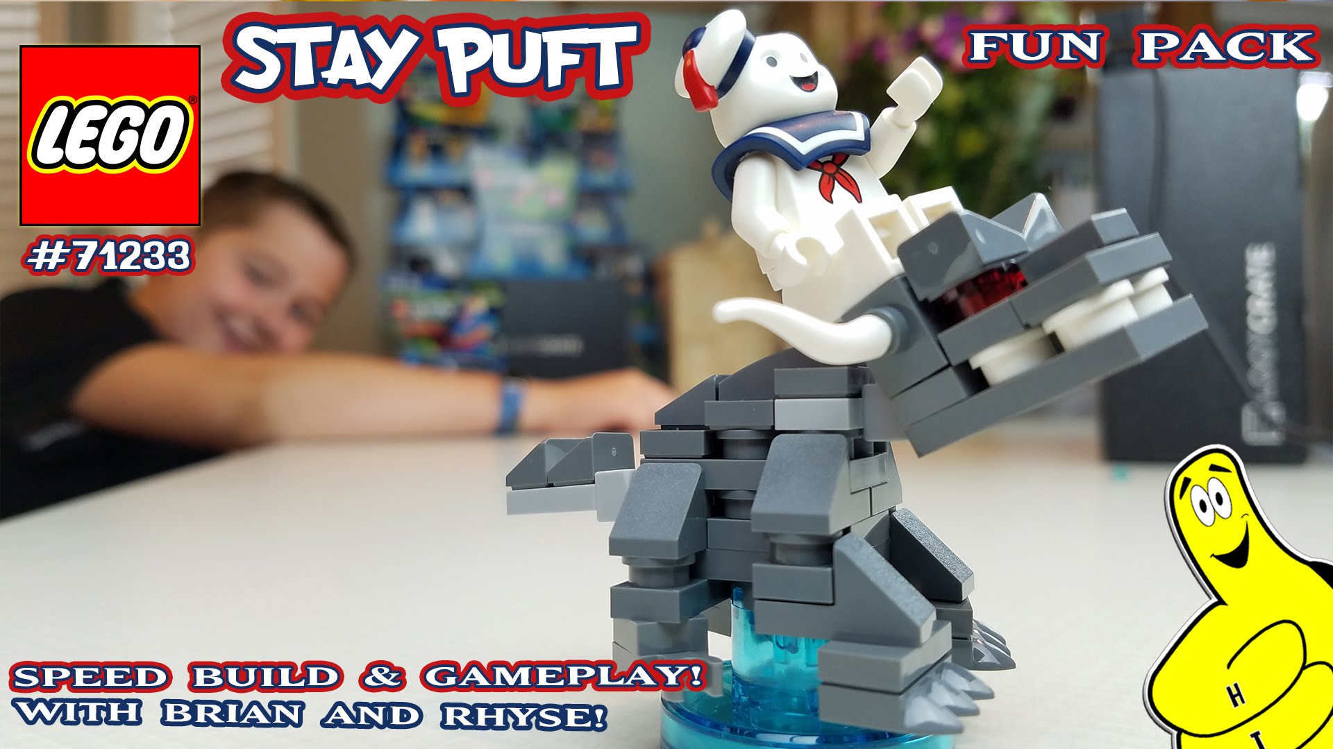 Lego Dimensions: #71233 Ghostbusters Stay Puft FUN Pack Unboxing/SpeedBuild/Gameplay – HTG