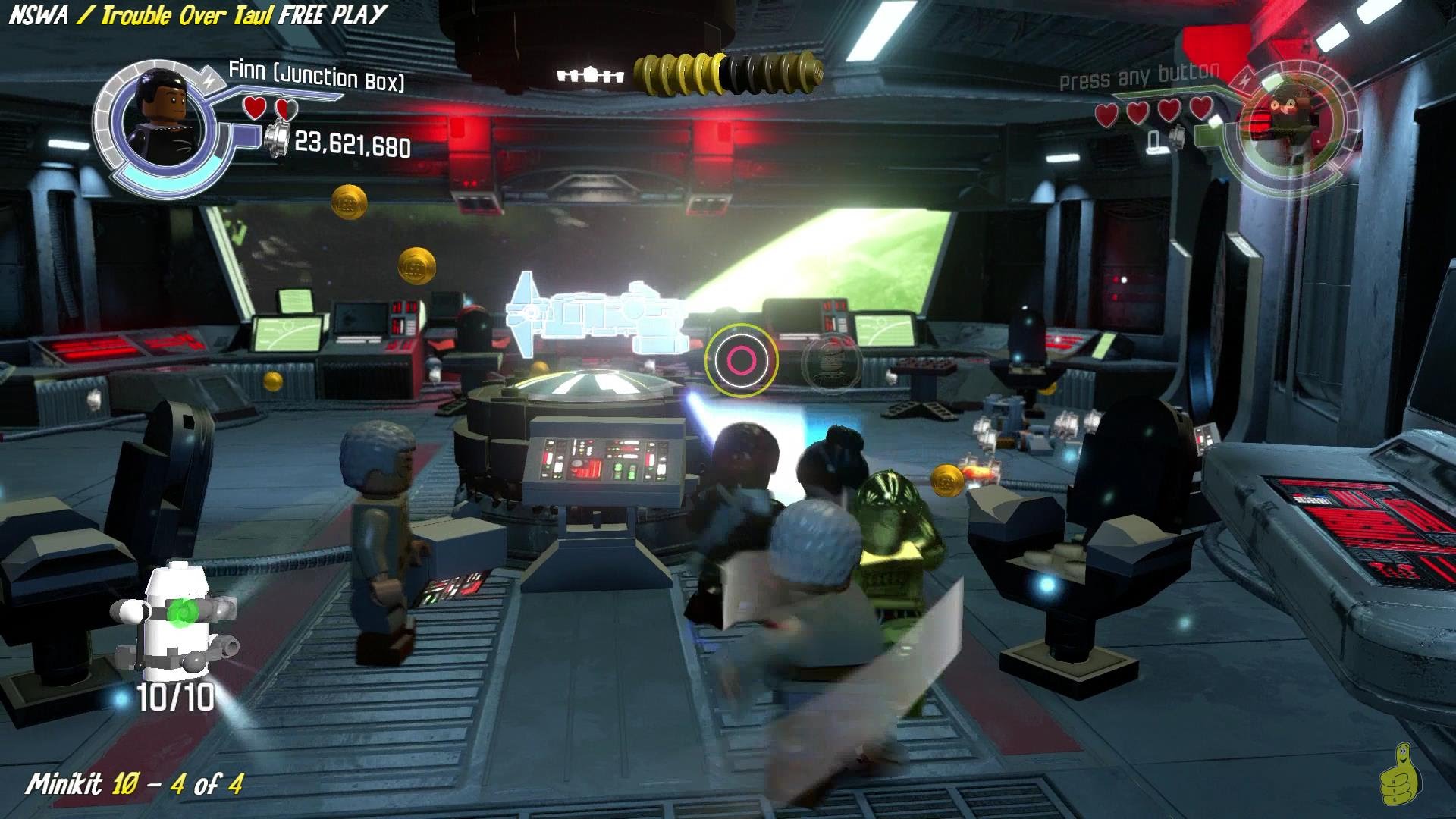 Lego Star Wars The Force Awakens: NSWA / Trouble Over Taul FREE PLAY (All Minikits & Red Brick)- HTG