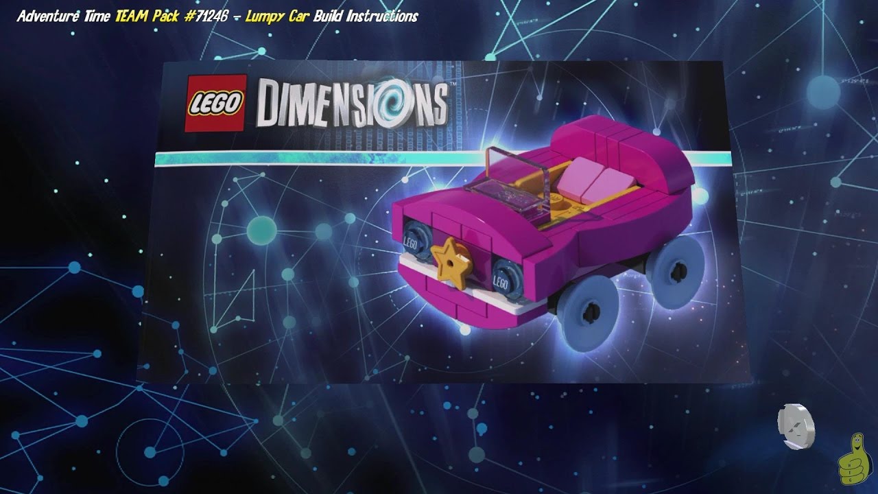 Lego Dimensions: Lumpy Car / Build Instructions (Adventure Time TEAM Pack #71246) – HTG