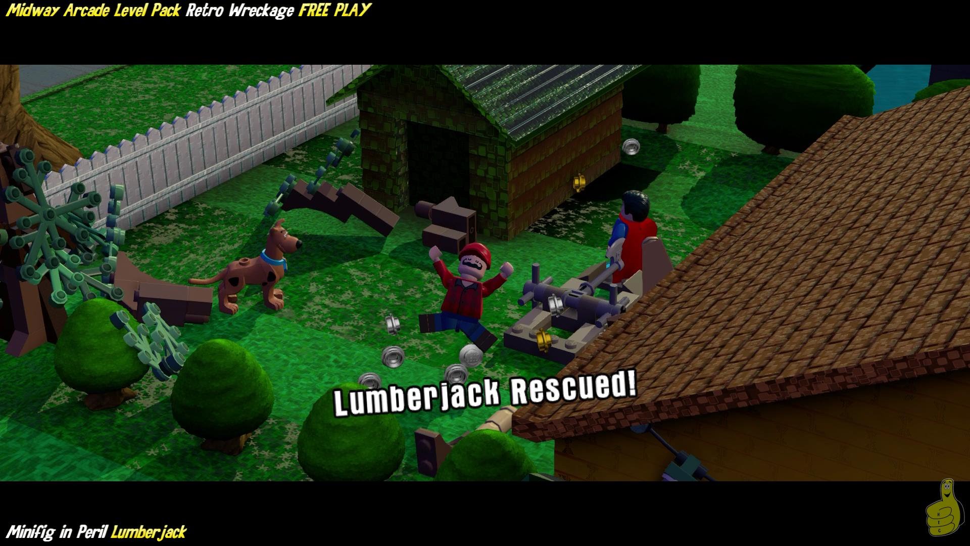 Lego Dimensions: Retro Wreckage / Midway Arcade (All 10 Minikits & Minifig In Peril) – HTG