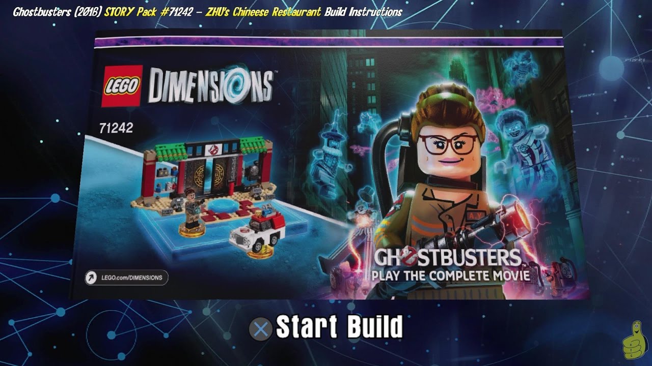Lego Dimensions: ZHU’s Chineese Restaurant / Build Instructions(Ghostbusters STORY Pack #71242)- HTG