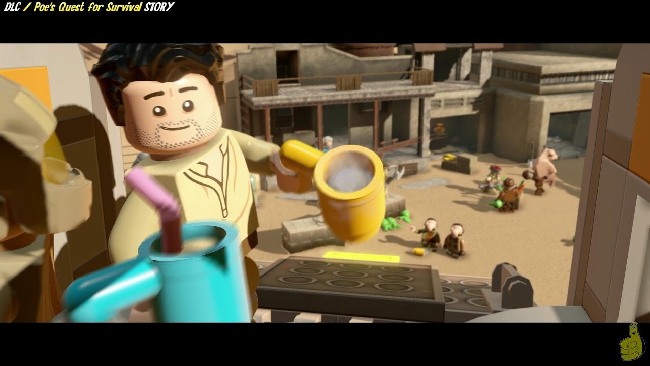 Lego Star Wars The Force Awakens: DLC Poe’s Quest For Survival STORY – HTG