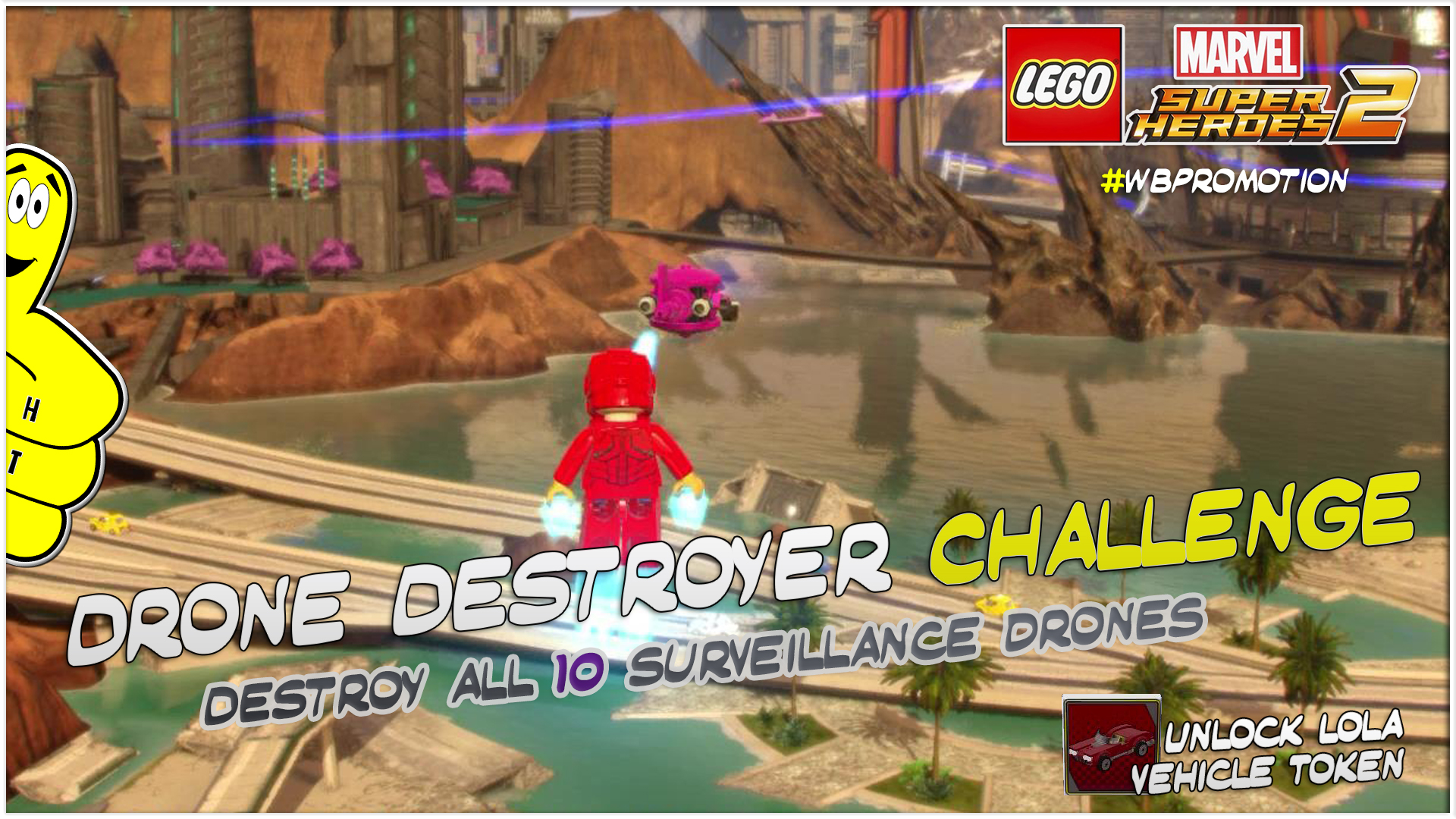 Lego Marvel Superheroes 2: Drone Destroyer Challenge – HTG