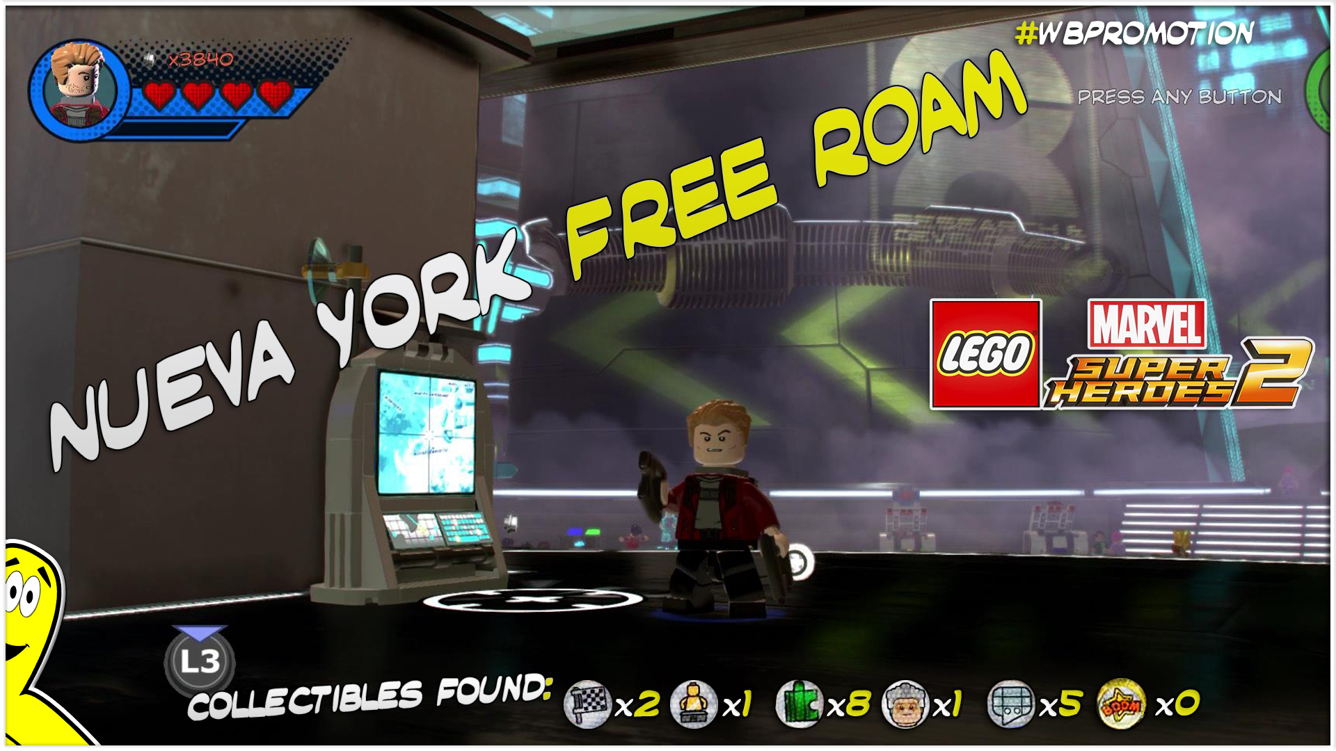 Afhængig farligt Kurve Lego Marvel Superheroes 2: Nueva York FREE ROAM (All Collectibles) – HTG –  Happy Thumbs Gaming