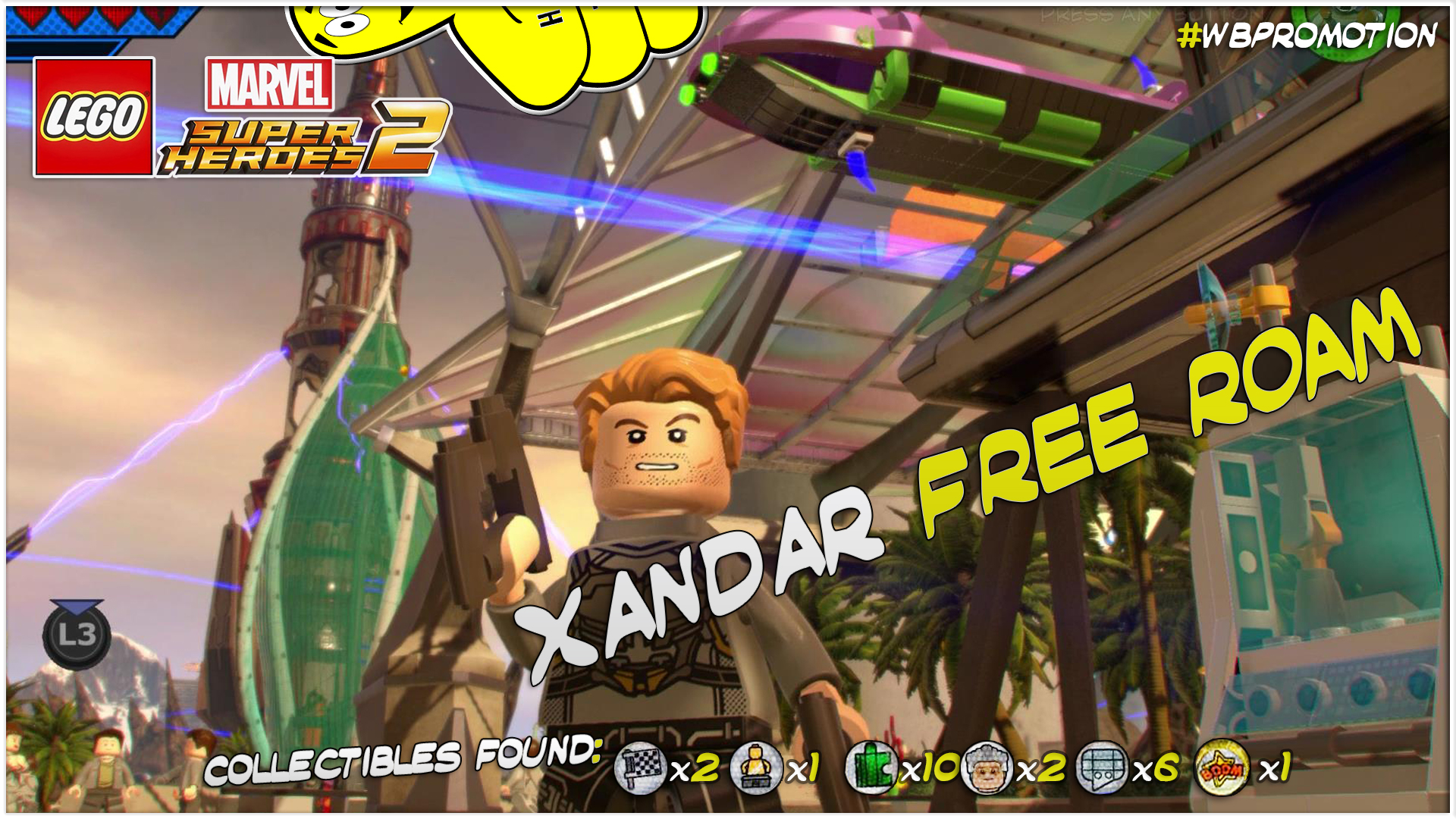 Lego Marvel Superheroes 2: Xandar FREE ROAM (All Collectibles) – HTG