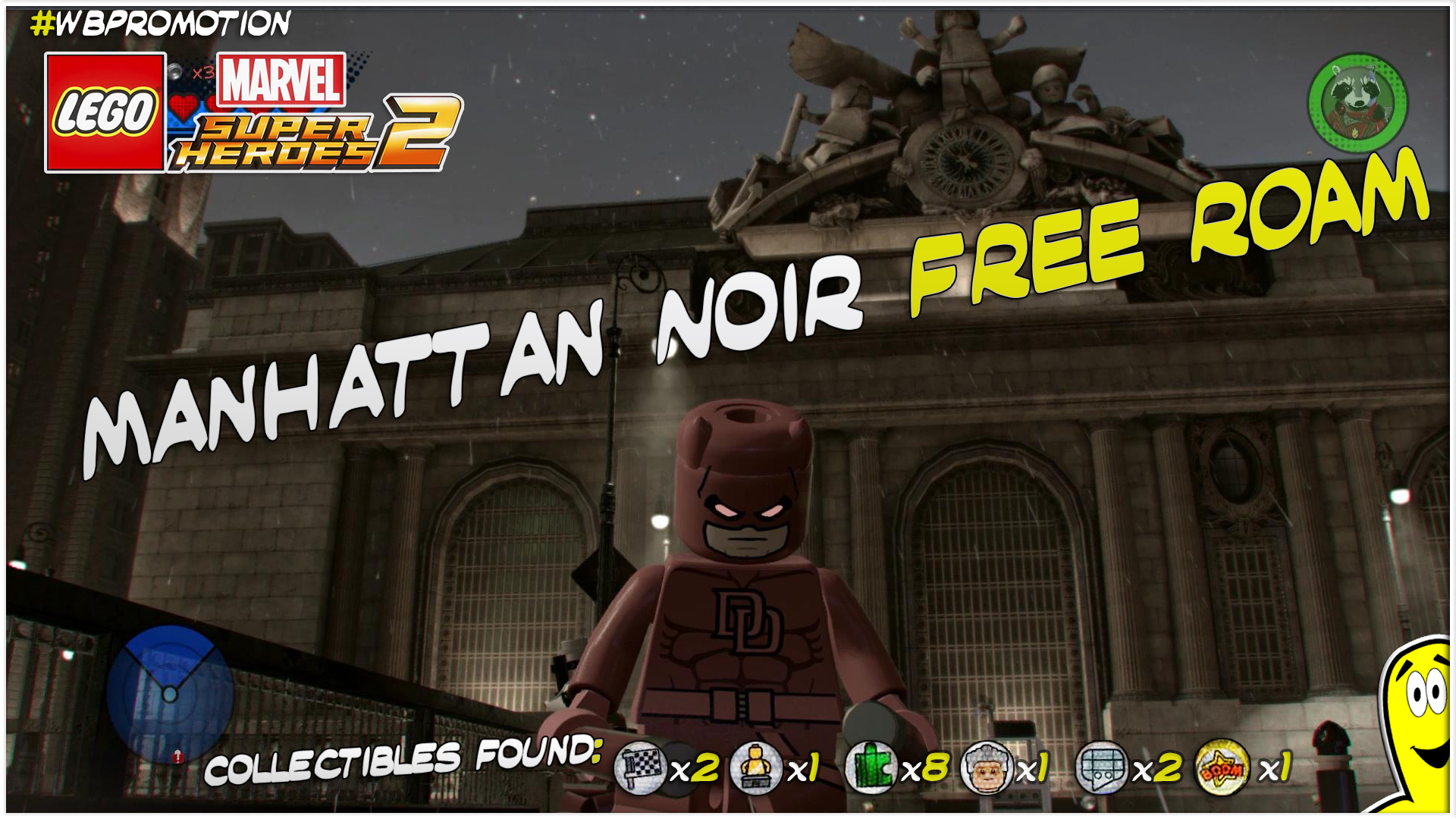 Beskæftiget regering indad Lego Marvel Superheroes 2: Manhattan Noir FREE ROAM (All Collectibles) –  HTG – Happy Thumbs Gaming