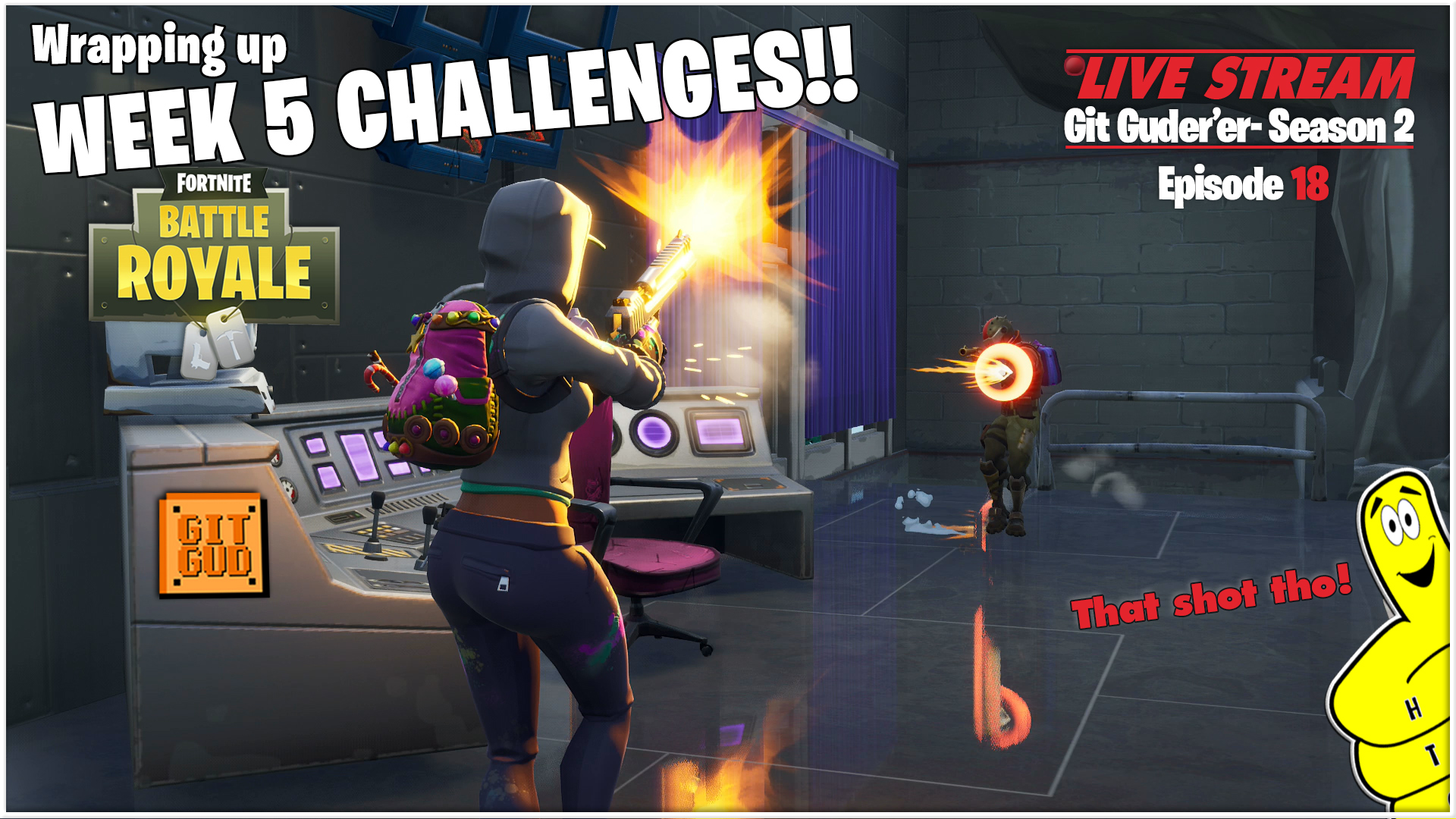 Fortnite Battle Royale: Wrapping up Week 5 Challenges!  (6/1/18) – HTGtv