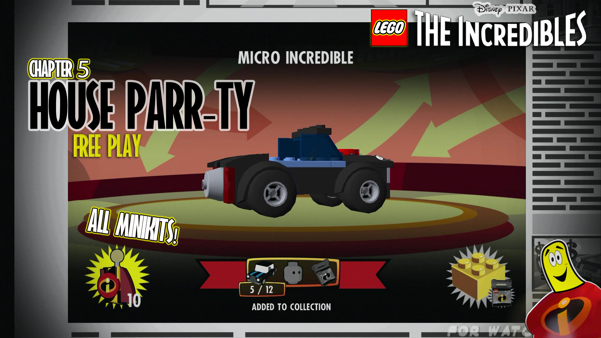 Lego The Incredibles: House Parr-ty FREE PLAY (All 10 Minikits) – HTG