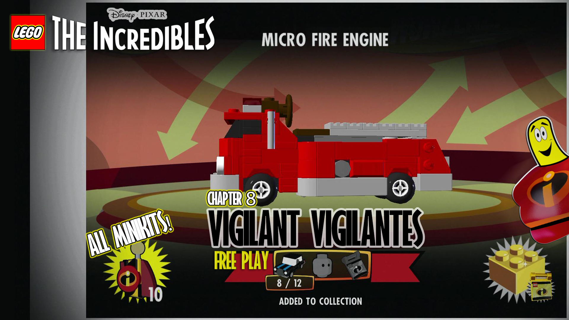 Lego The Incredibles: Vigilant Vigilantes FREE PLAY (All 10 Minikits) – HTG