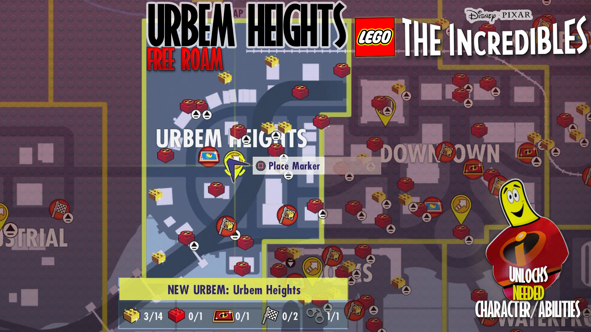 Lego The Incredibles: Urbem Heights FREE ROAM – HTG