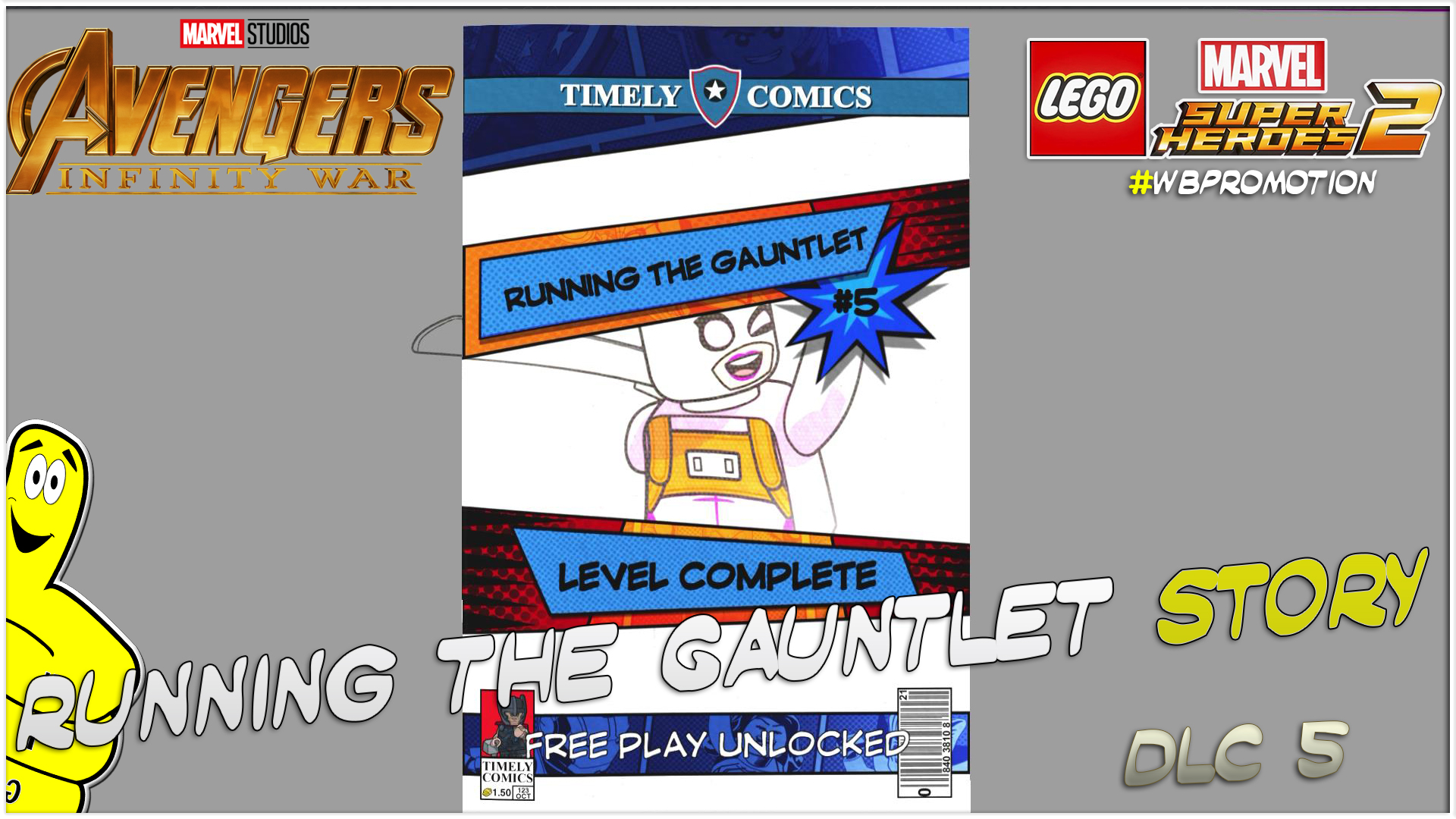 Lego Marvel Superheroes 2: Running The Gauntlet (Infinity War) DLC STORY – HTG