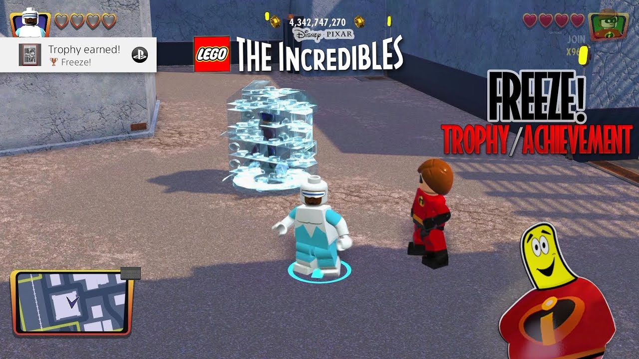 Lego The Incredibles: Freeze! Trophy/Achievement – HTG