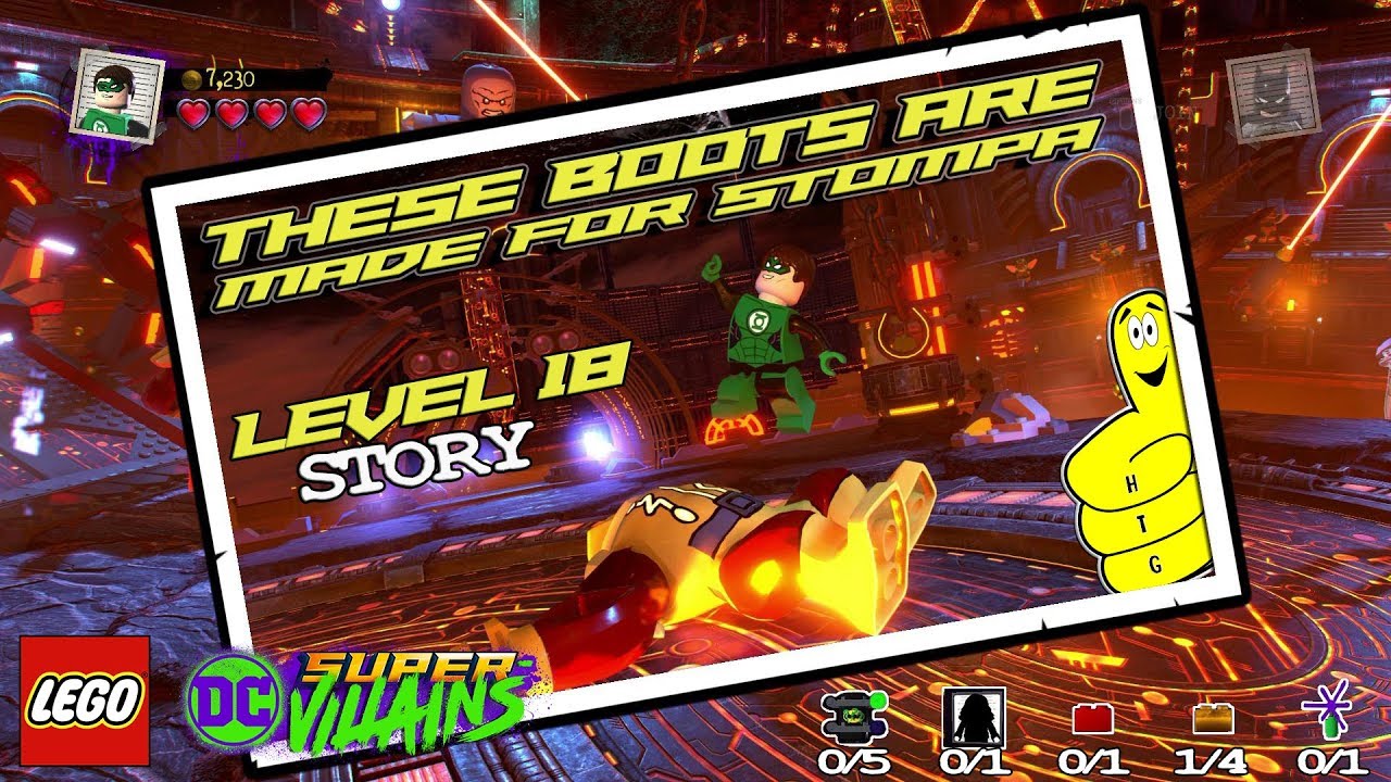 Lego DC Super-Villains: Level 18 / These Boots Are Made For Stompa STORY – HTG