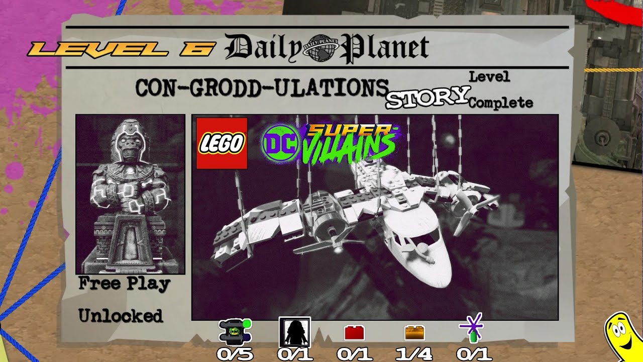 Lego DC Super-Villains: Level 6 / Con-Grodd-ulations STORY – HTG