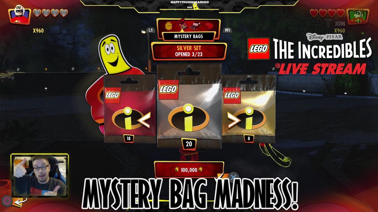 Lego The Incredibles: Mystery Bag Madness!  (9/21/18) – HTGTv