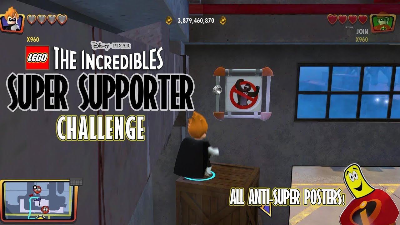 Lego The Incredibles: Super Supporter  CHALLENGE – HTG